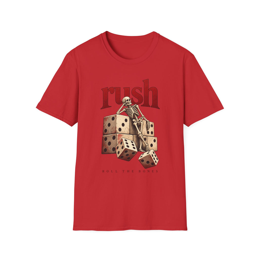 Rush | Roll the Bones | Dice Skeleton Prog Band T-Shirt