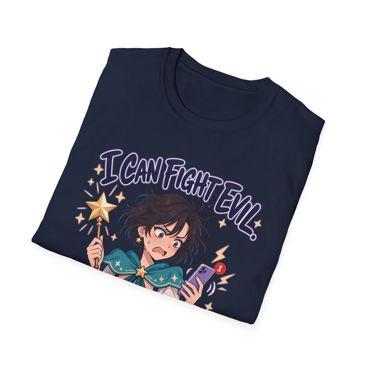 Working Witch | I Can Fight Evil, Please Just Email | Cute Anime T Shirt