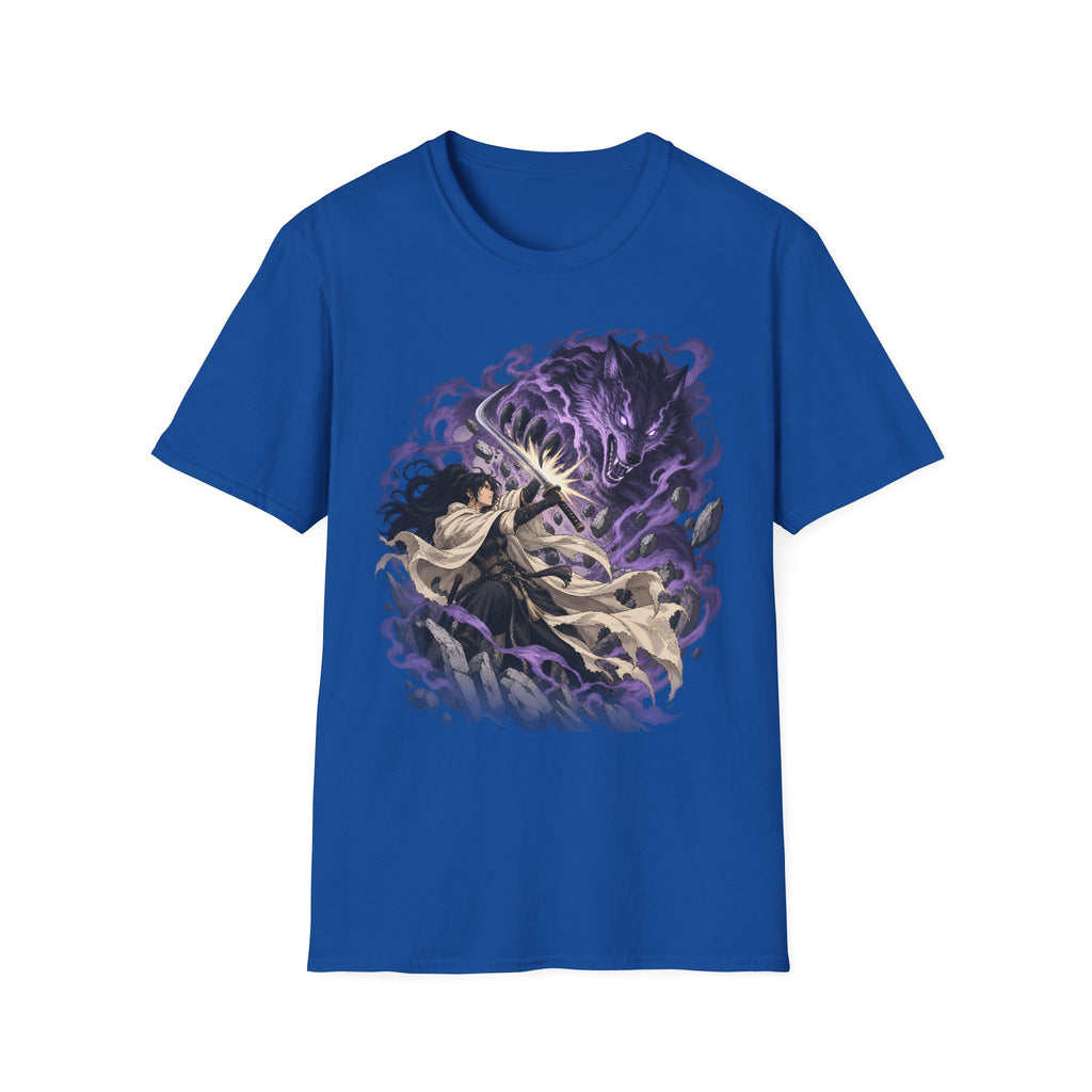 Trial of the Wolf | Samurai Anime Storm Warrior T-Shirt