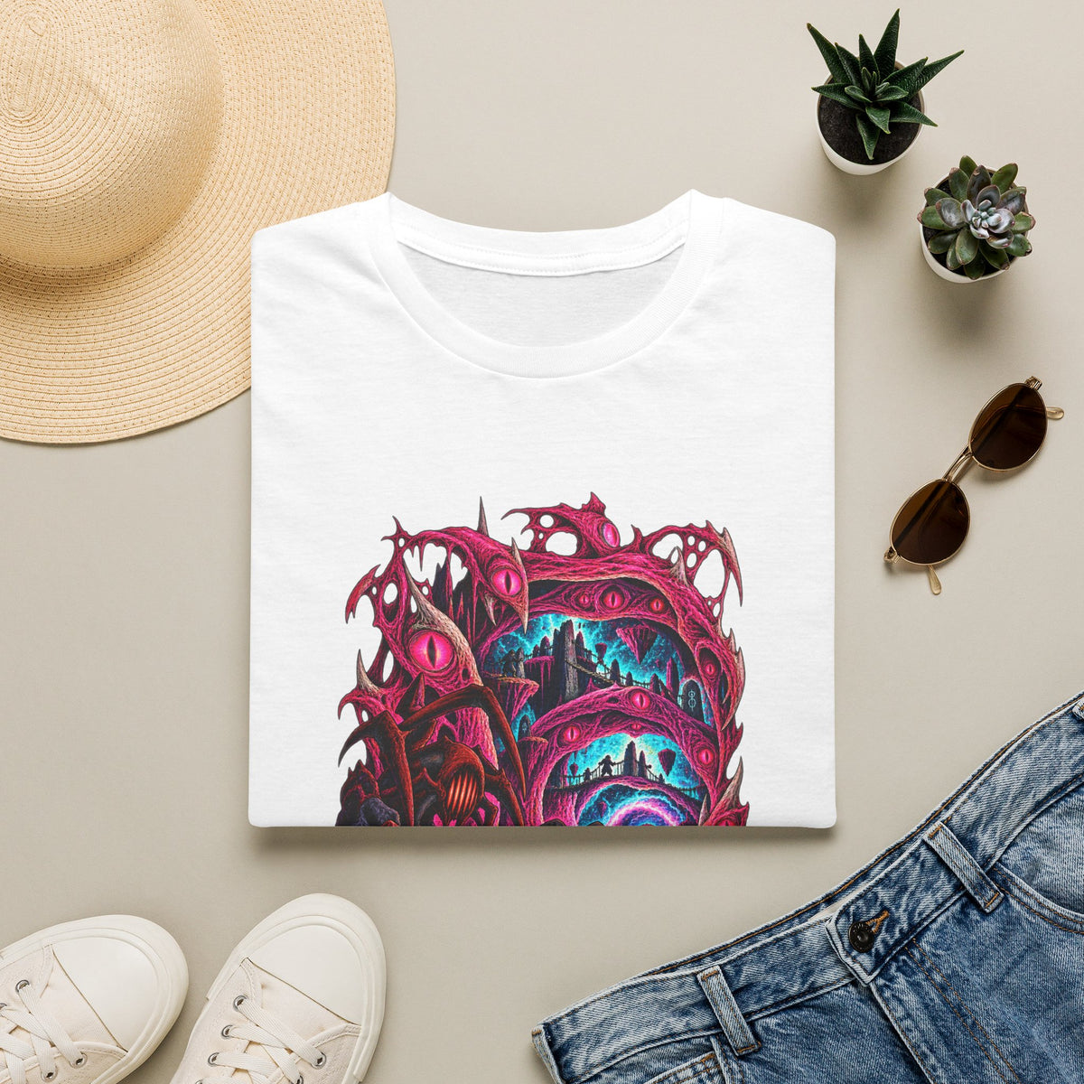 Abyssal Runecrafting | OSRS | Runescape | Psychedelic Portal Graphic T-Shirt