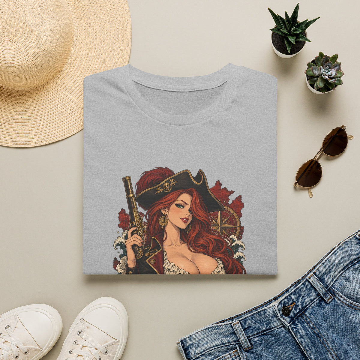 Miss Fortune | League of Legends | Sexy Pirate Pin-Up Tee