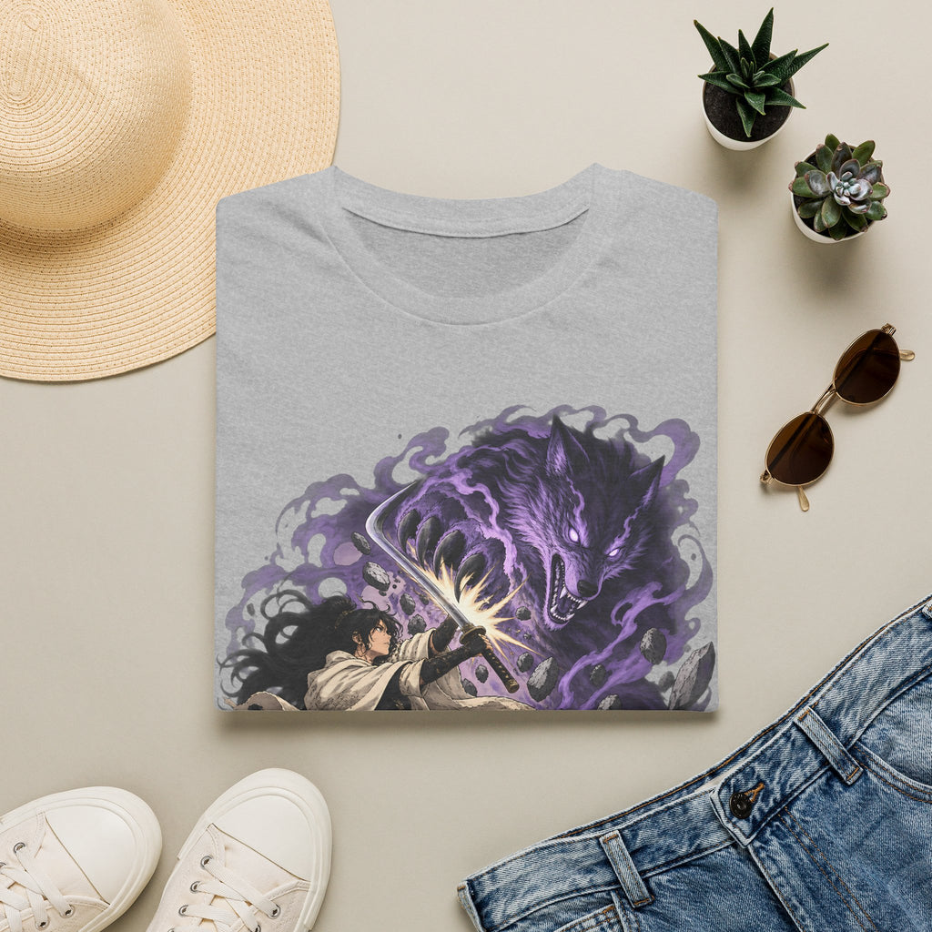 Trial of the Wolf | Samurai Anime Storm Warrior T-Shirt