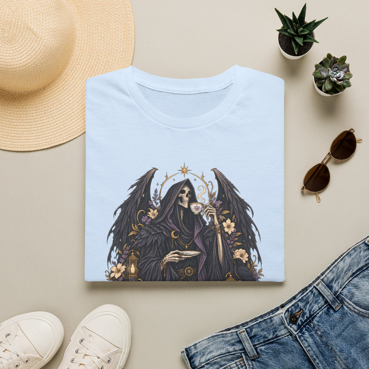 Here for the Tea | The Suriel ACOTAR Character Graphic T Shirt