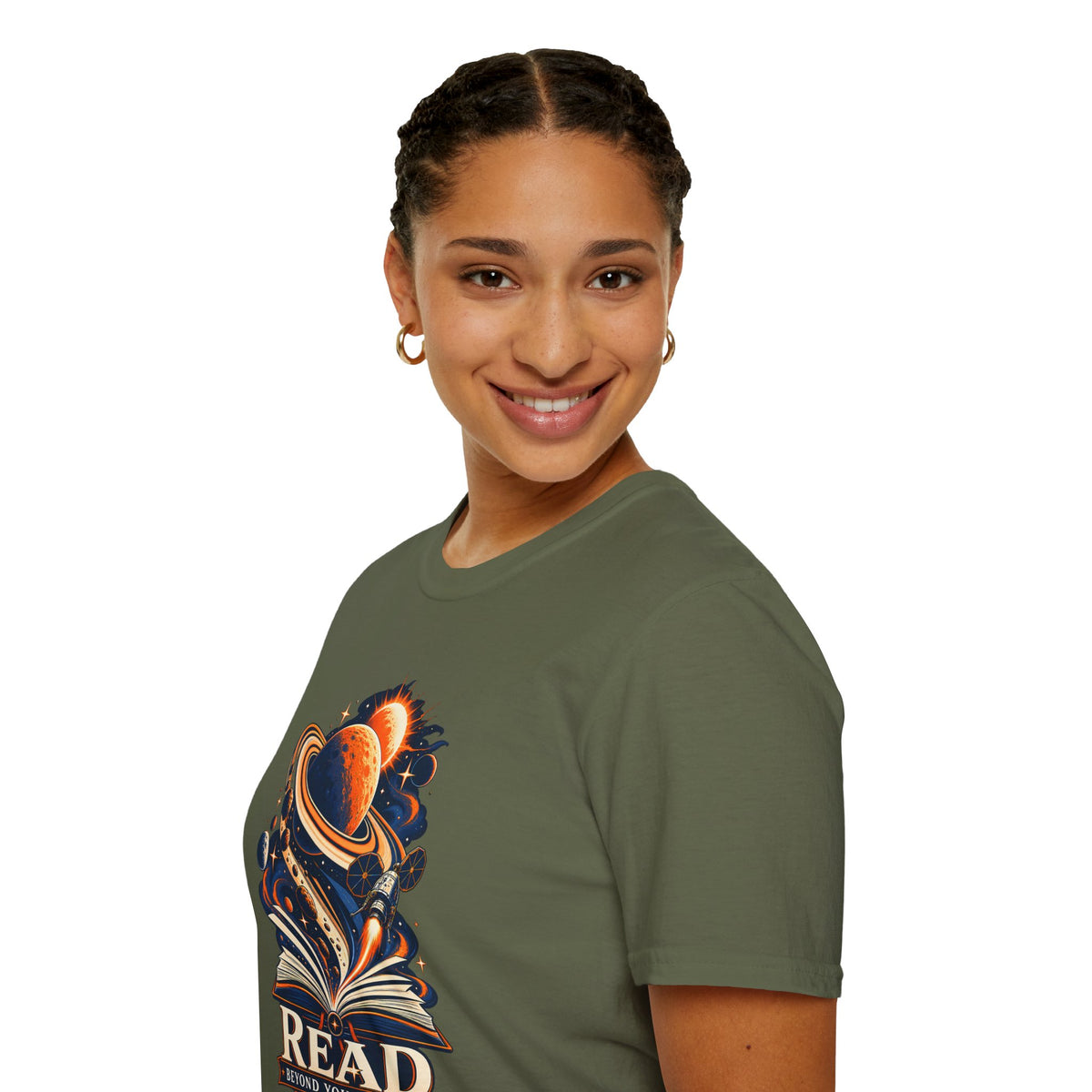 Read Beyond Your World | Book and Space Lovers T-Shirt | Project Hail Mary Inspired