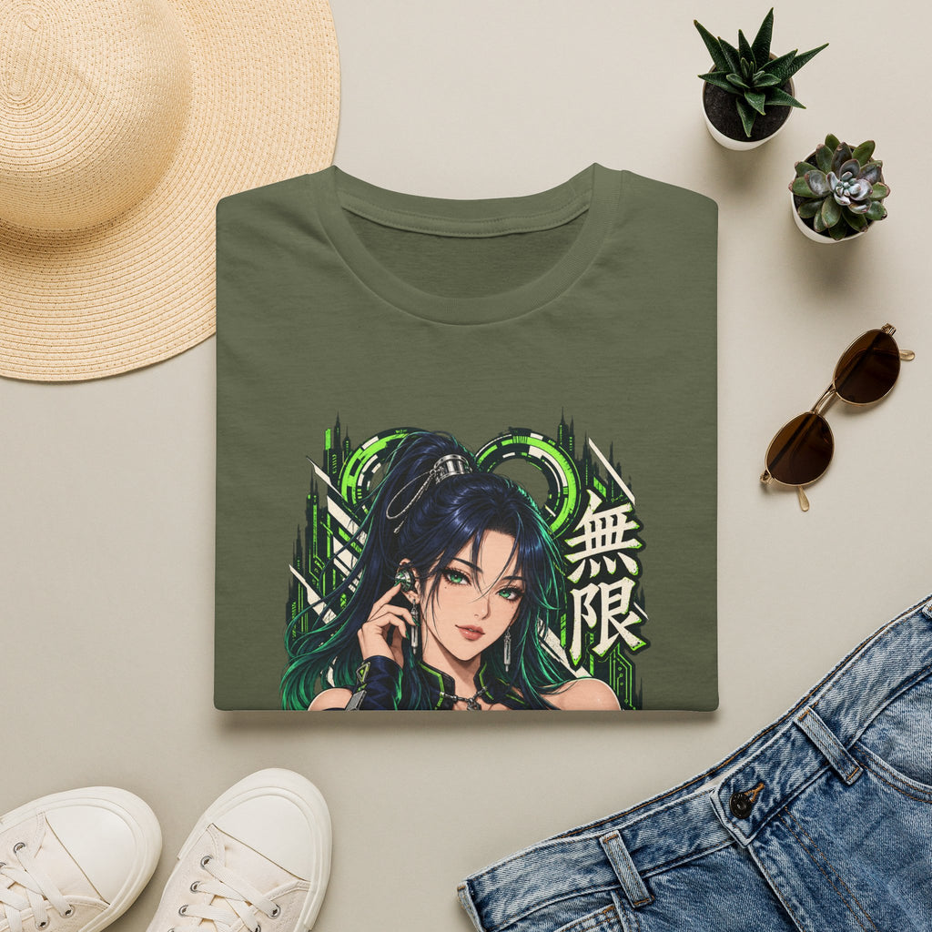 Infinity | Sexy Anime Ninja Pin Up Woman Graphic T-Shirt