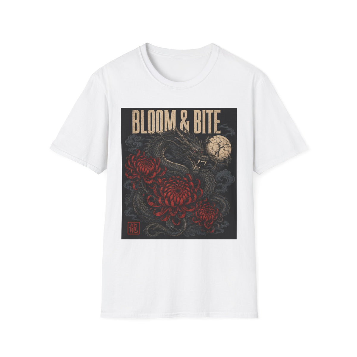 Bloom & Bite Dragon Floral Graphic Tee