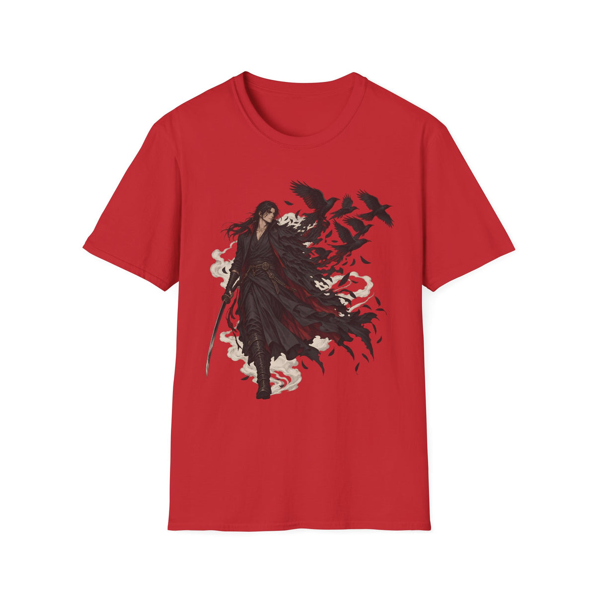 Dark Samurai | Raven Warrior Spirit | Graphic T Shirt