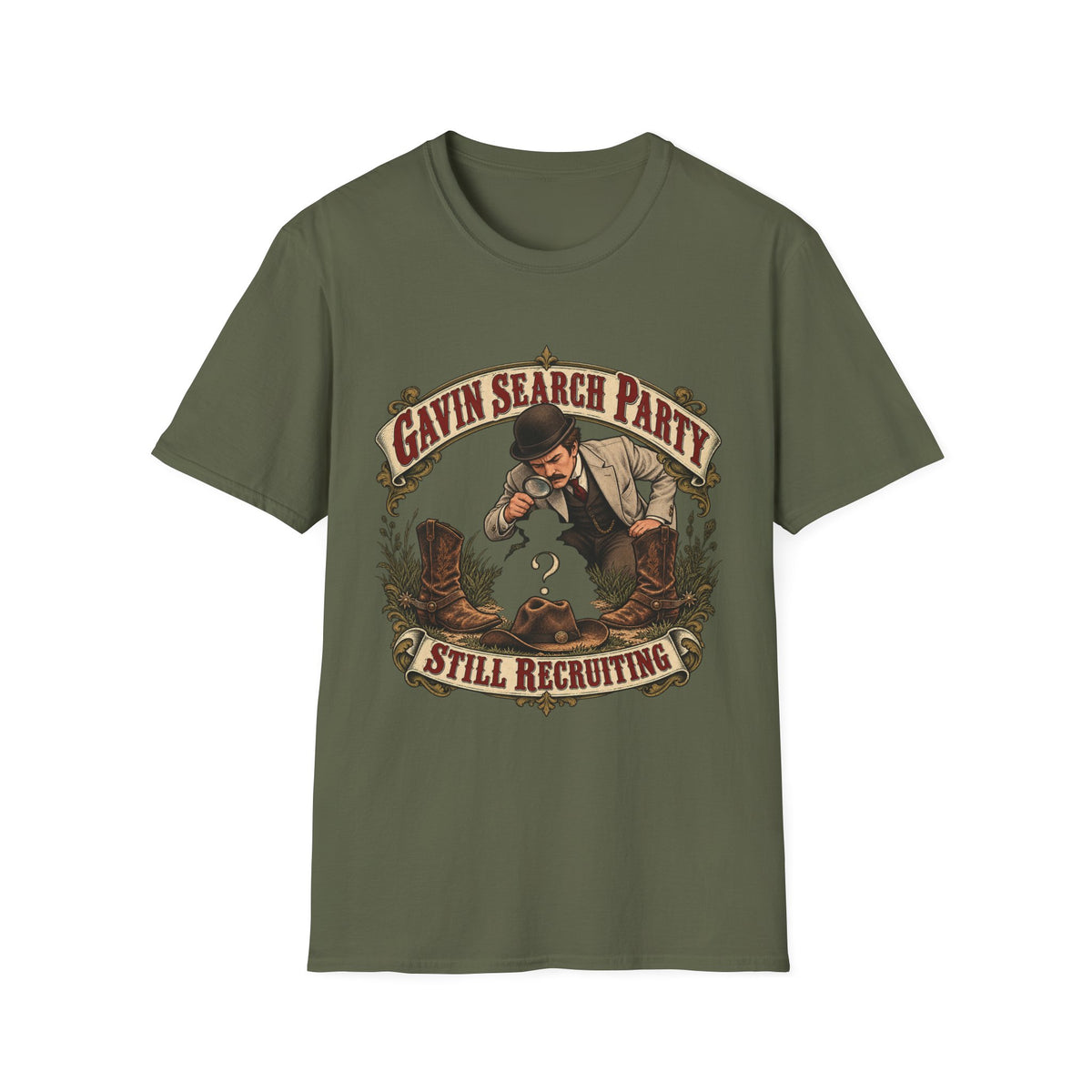 Gavin Search Party | Red Dead Redemption Funny Gamer T-Shirt