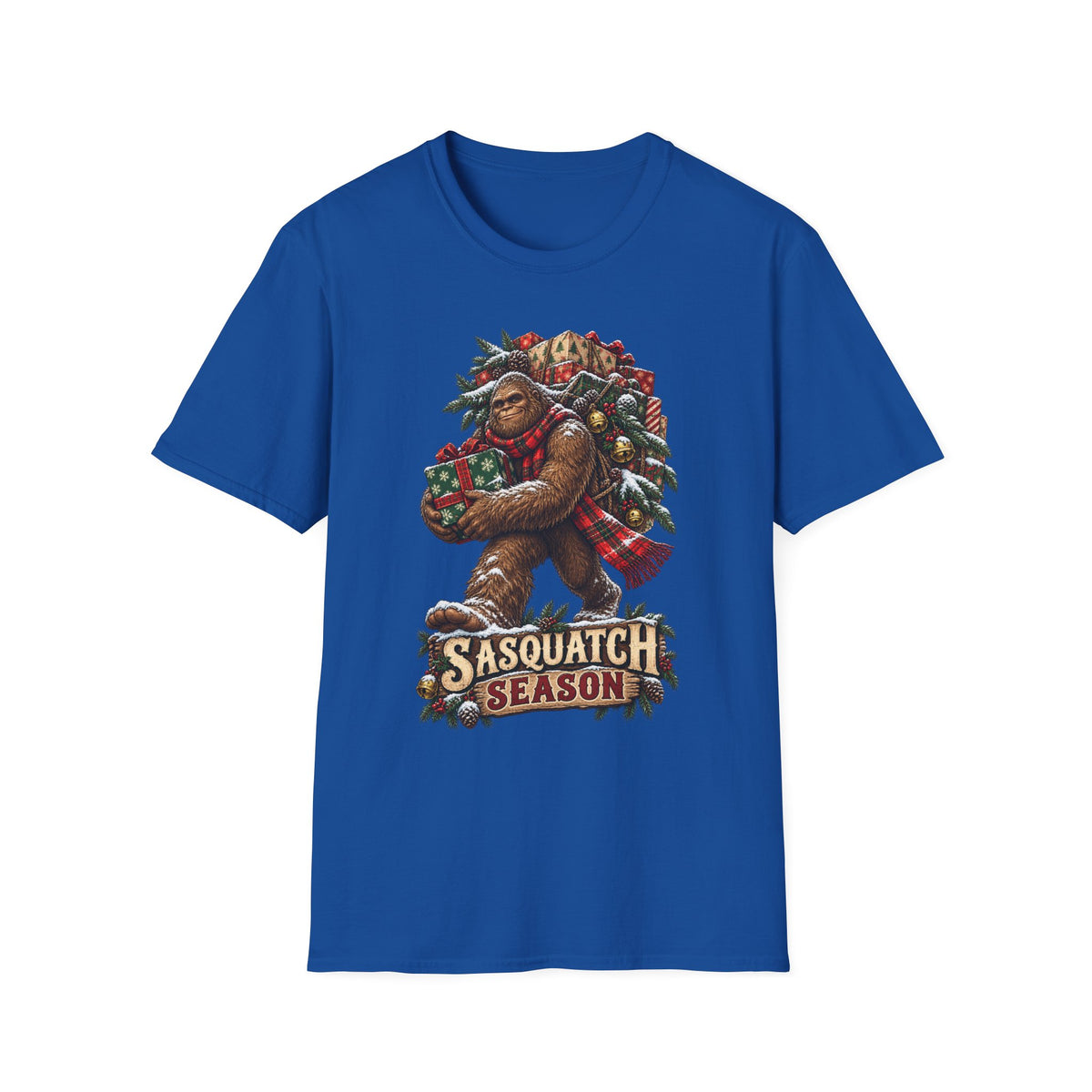 Bigfoot Chrismtas | Sasquatch Season Christmas T-Shirt