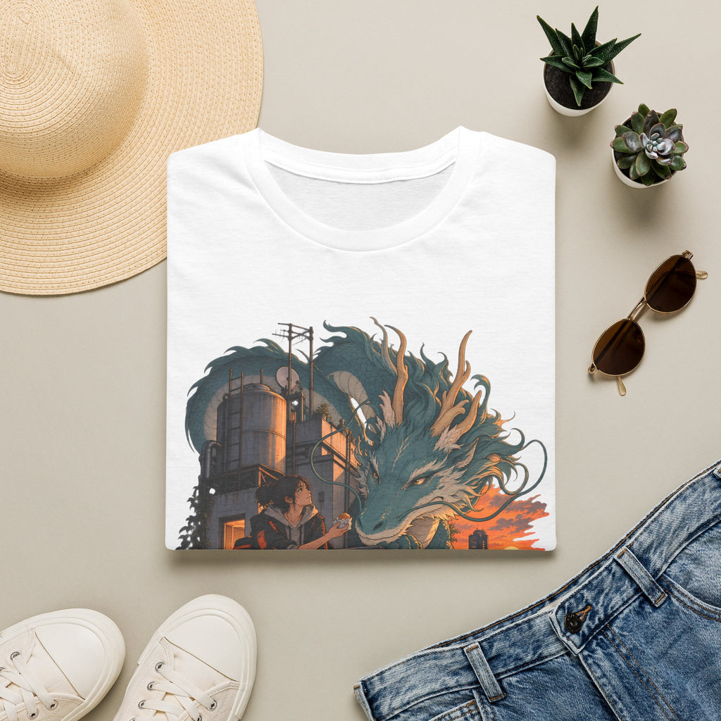 Serpent Cityscape | Urban Japanese Dragon T-Shirt