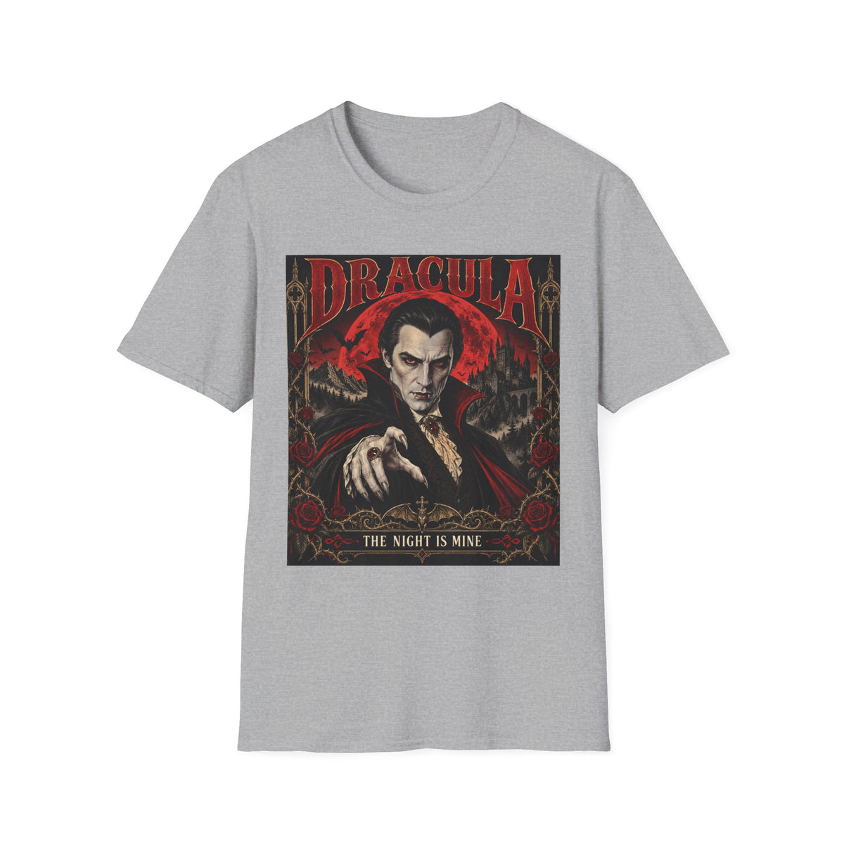 Dracula Graphic T‑Shirt — Vintage Vampire Horror Tee