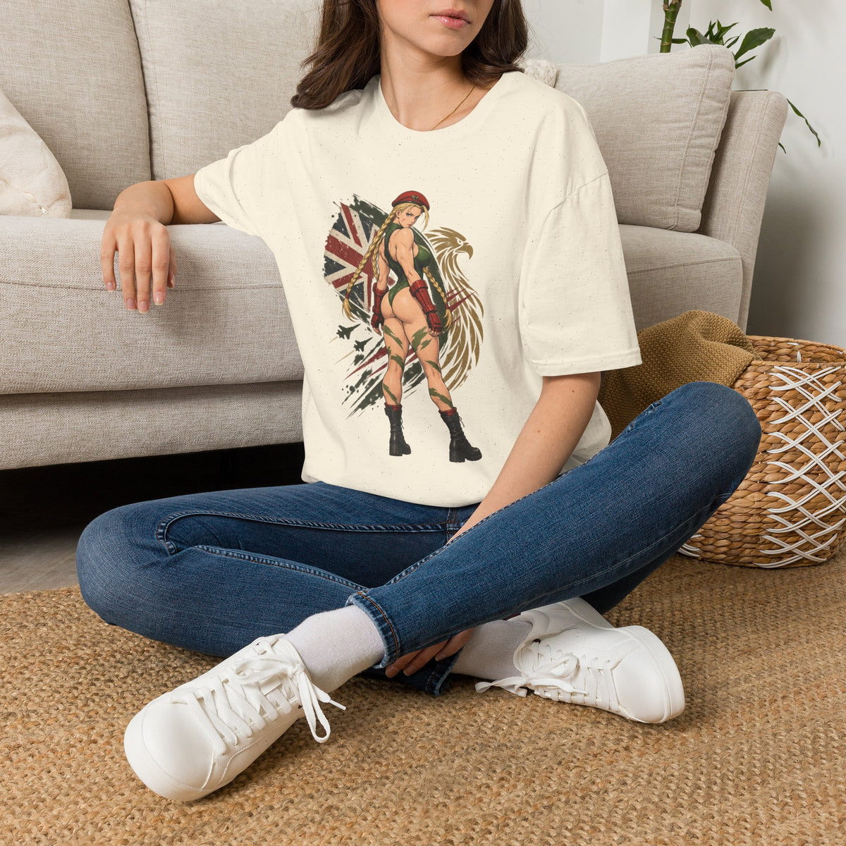 Cammy Street Fighter | Sexy Cammy Pin Up Girl Graphic T Shirt