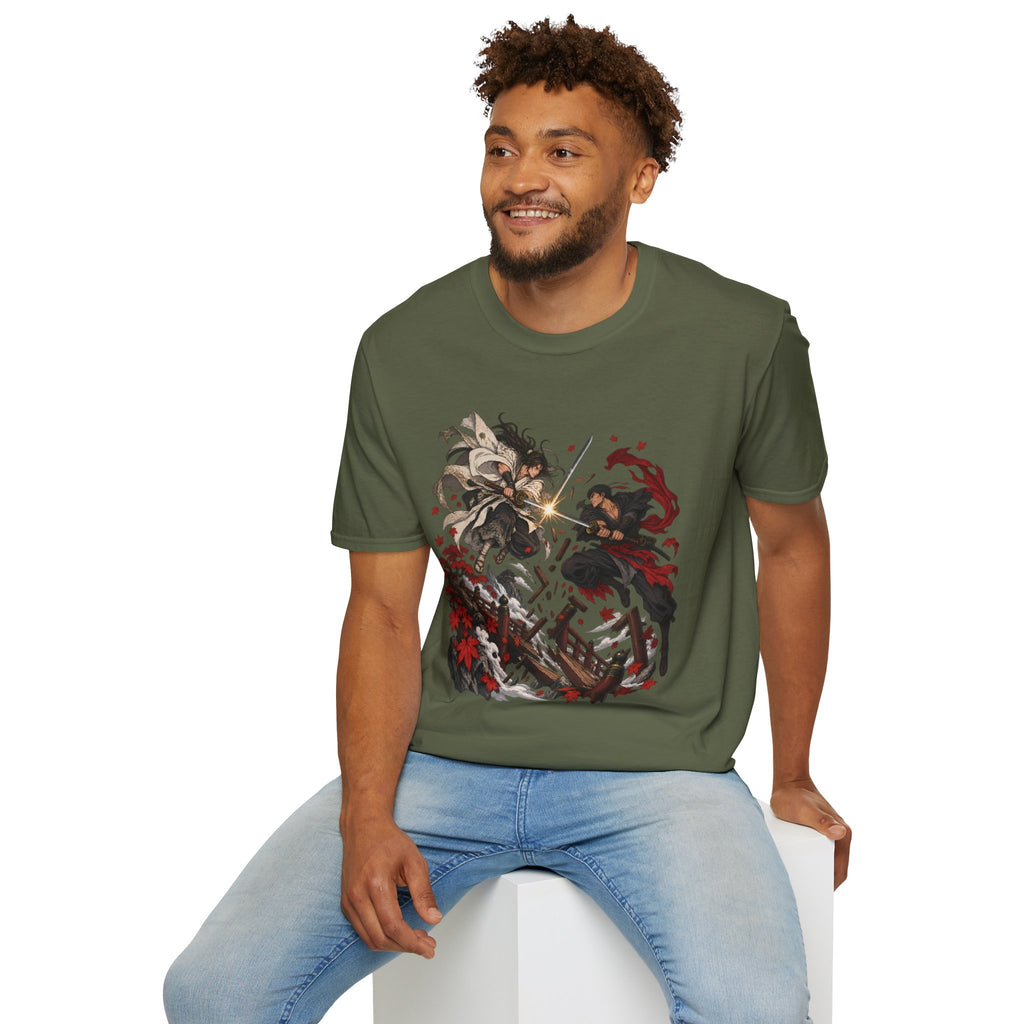 Battle of Broken Bridges | Anime Japanese Samurai Battle T-Shirt