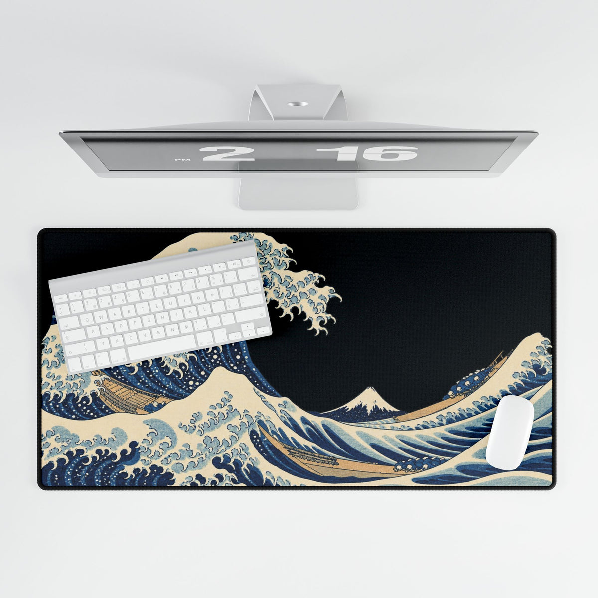 Mouse Mat | The Great Wave off Kanagawa | Classic Japanese Wave Art Desk Pad