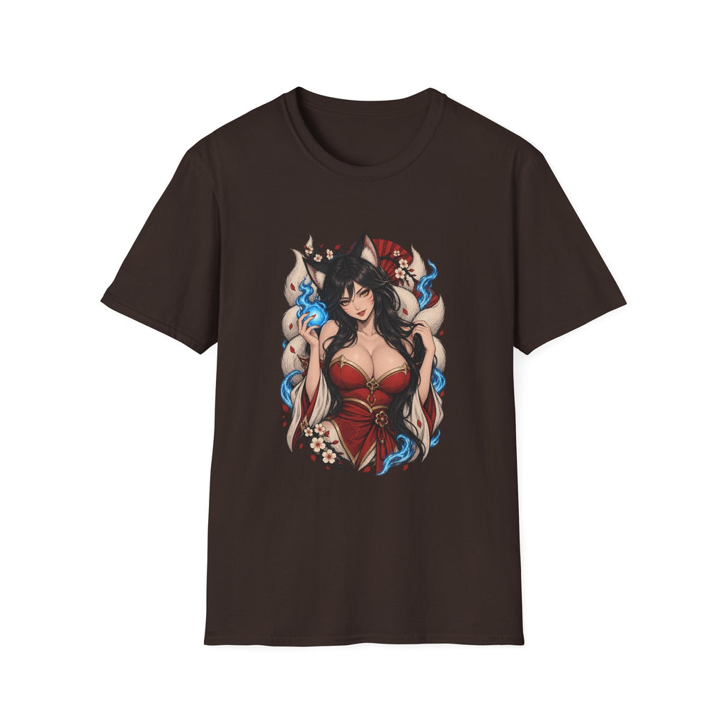 Ahri | League of Legends | Anime Pin Up Kitsune Girl T-Shirt