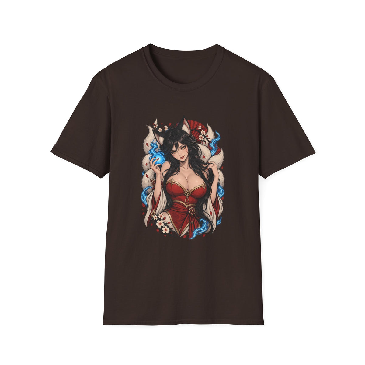 Ahri | League of Legends | Anime Pin Up Kitsune Girl T-Shirt