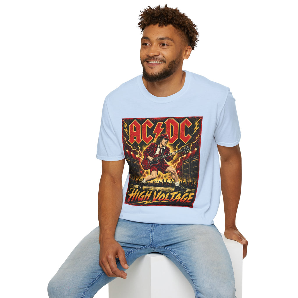 AC/DC High Voltage Graphic T-Shirt — Classic Rock Band Tee