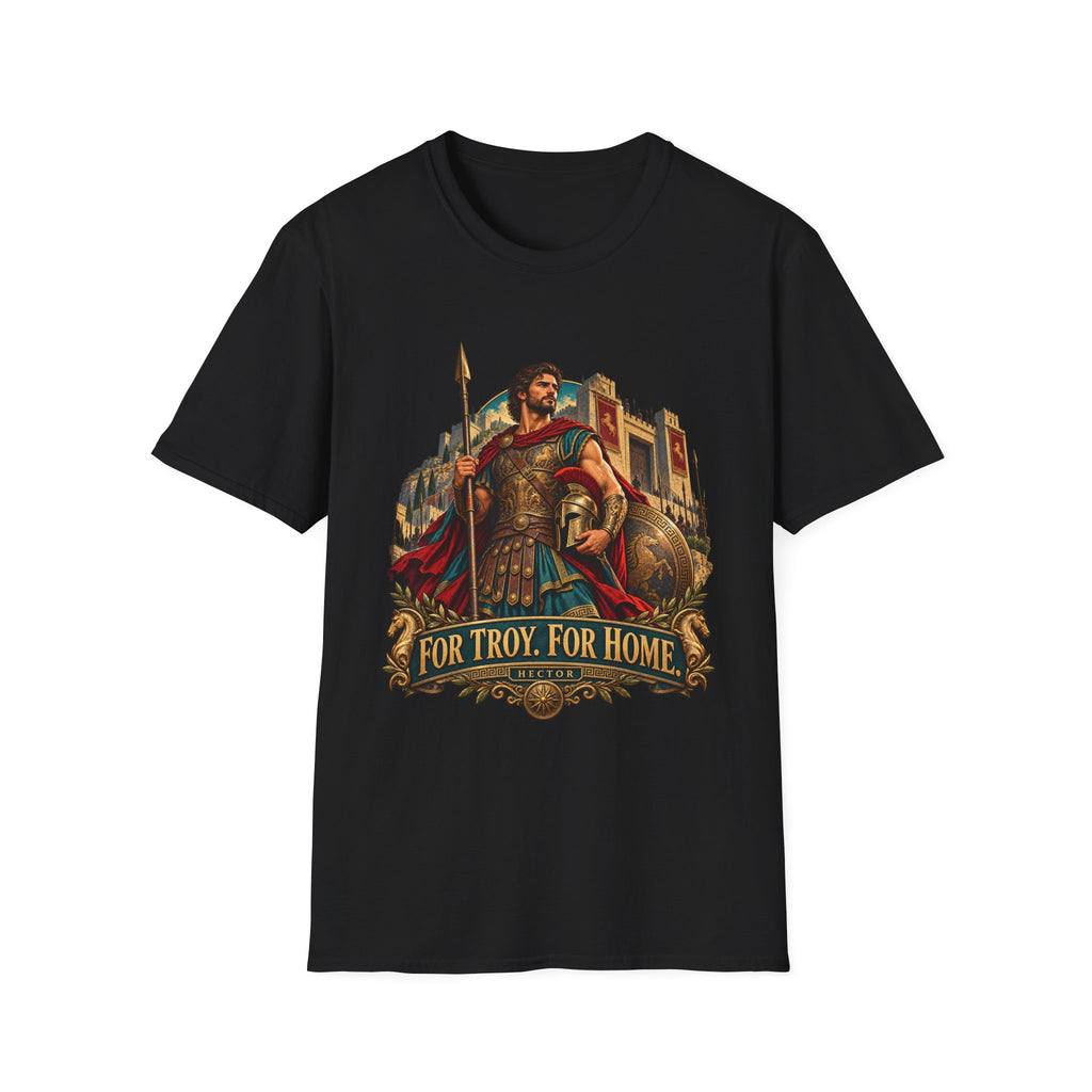 Hector Greek Mythology T-Shirt, Trojan Hero For Troy For Home