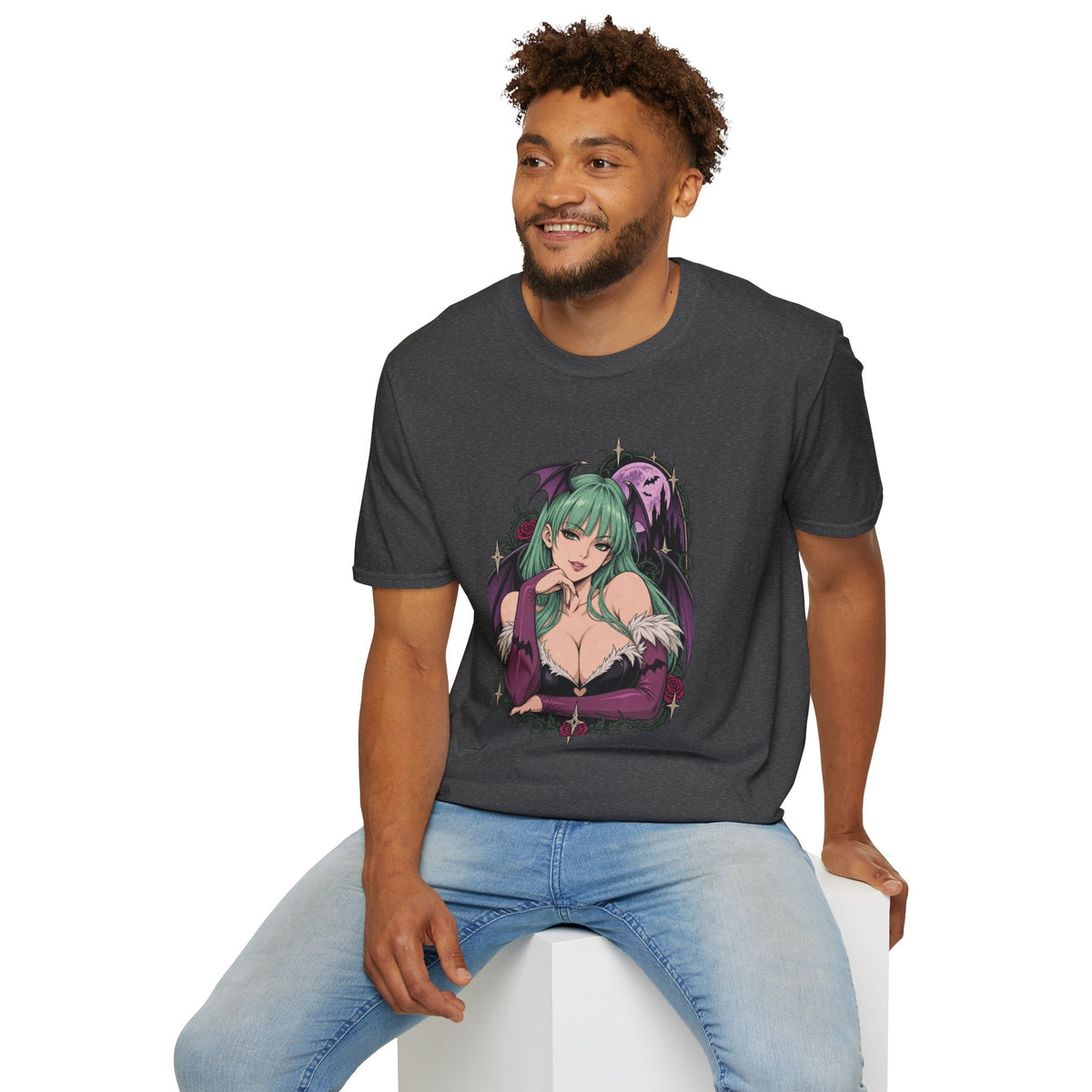 Morrigan | Sexy Pin Up Girl | Succubus Anime T-Shirt