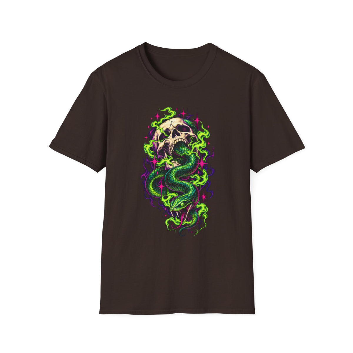 Dark Mark | Skull & Neon Snake Harry Potter T-Shirt