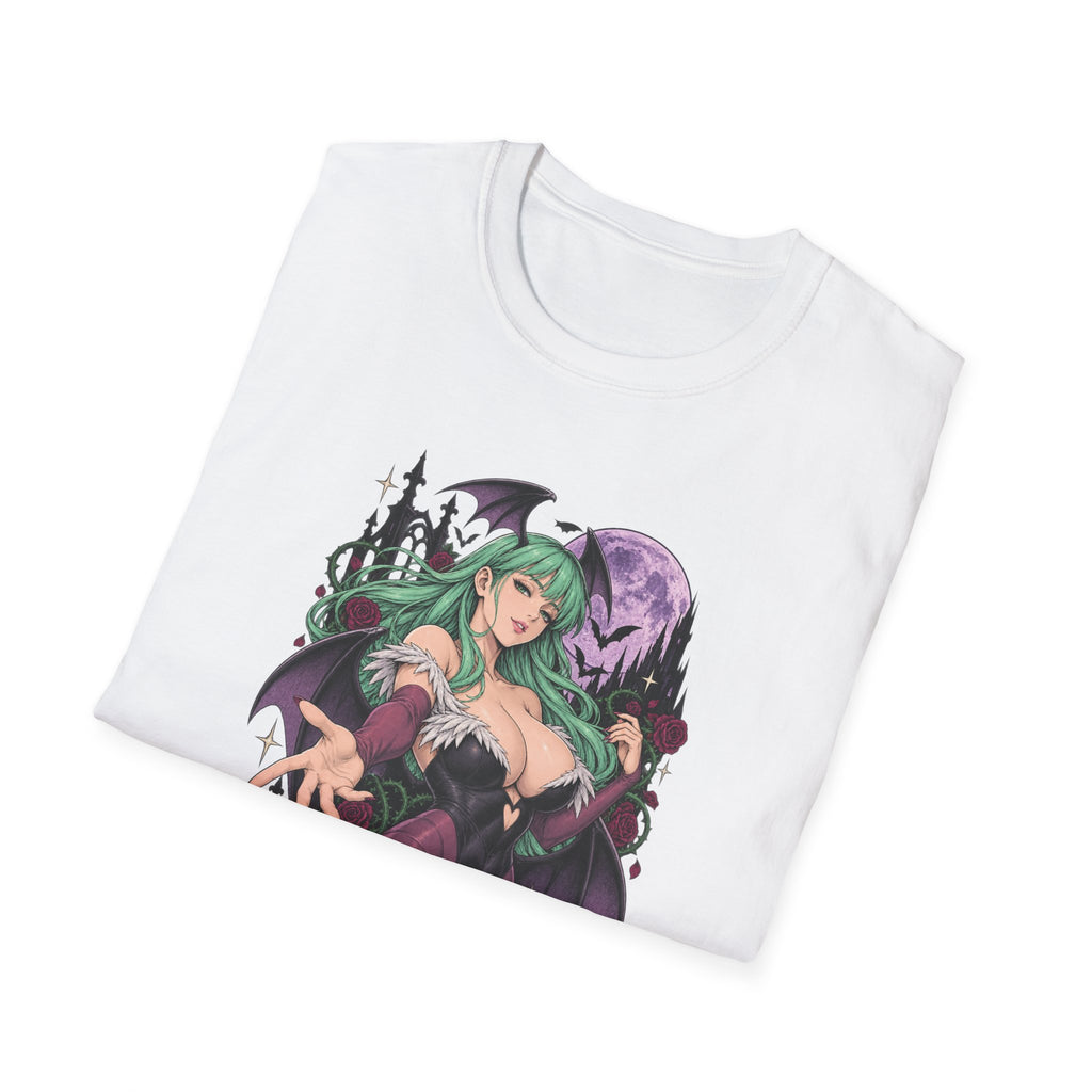 Morrigan | Sexy Succubus Pin Up Girl | Gothic Sorceress Halloween Gamer T-Shirt