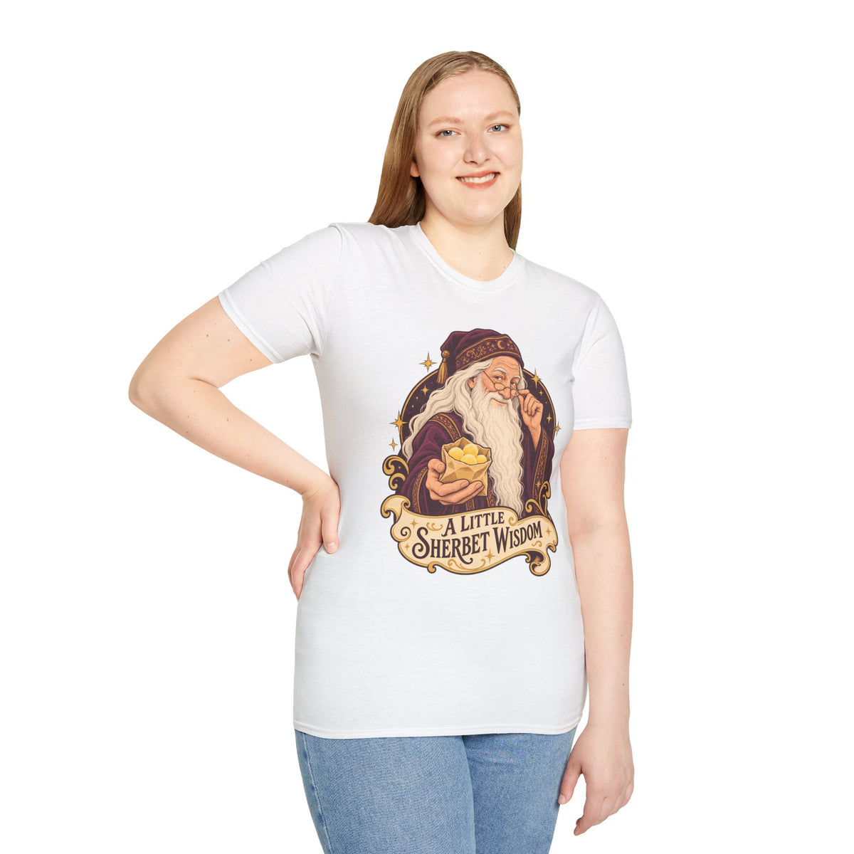 Dumbledore | Sherbet Lemon? | Harry Potter Illustration T‑Shirt
