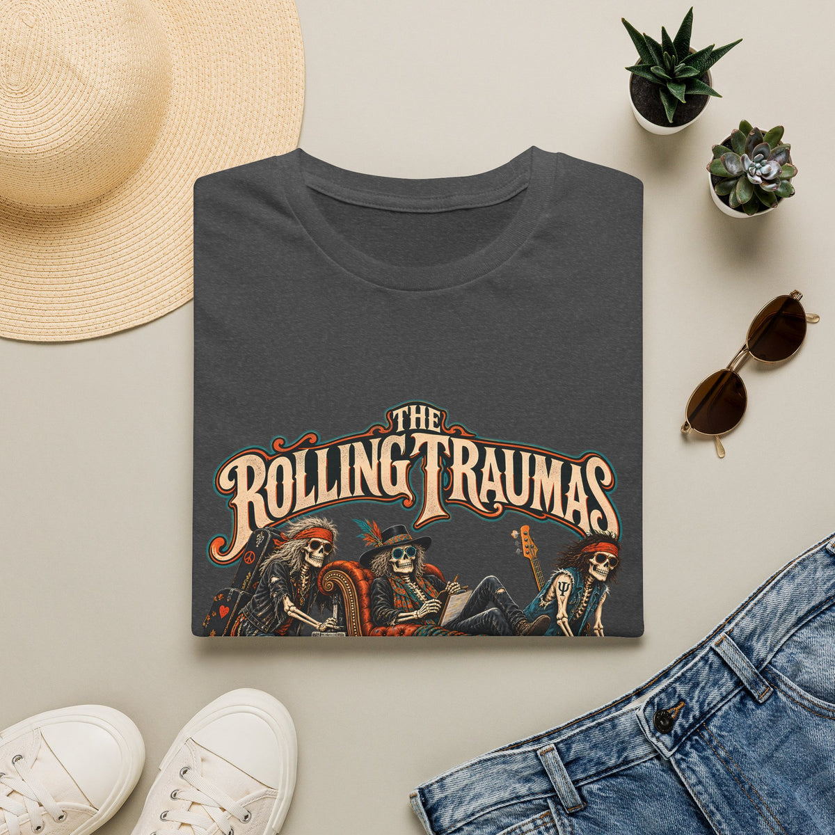 Rolling Traumas "Still On Tour" | Rock Band T-Shirt