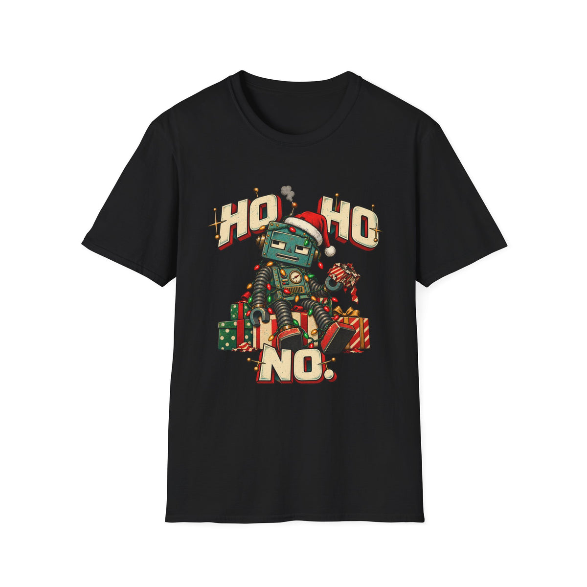 Christmas | Holiday Robot | Ho Ho No | Graphic Tee