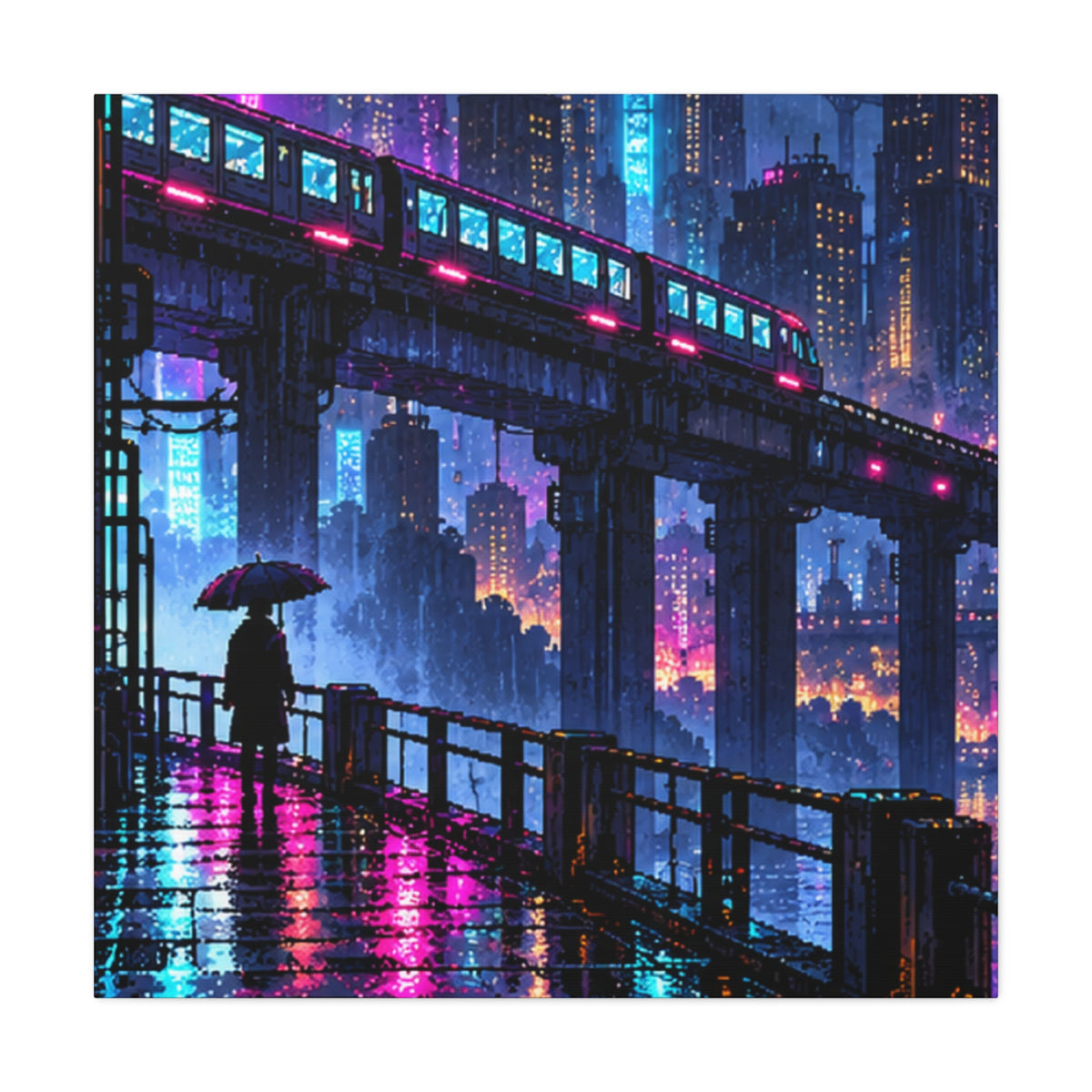 Stretched Matte Canvas Print — 1.25" Depth (Custom Design)