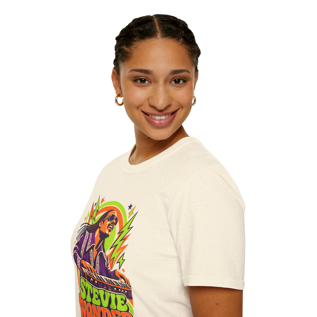 Retro Music Legend Stevie Wonder Graphic Tee