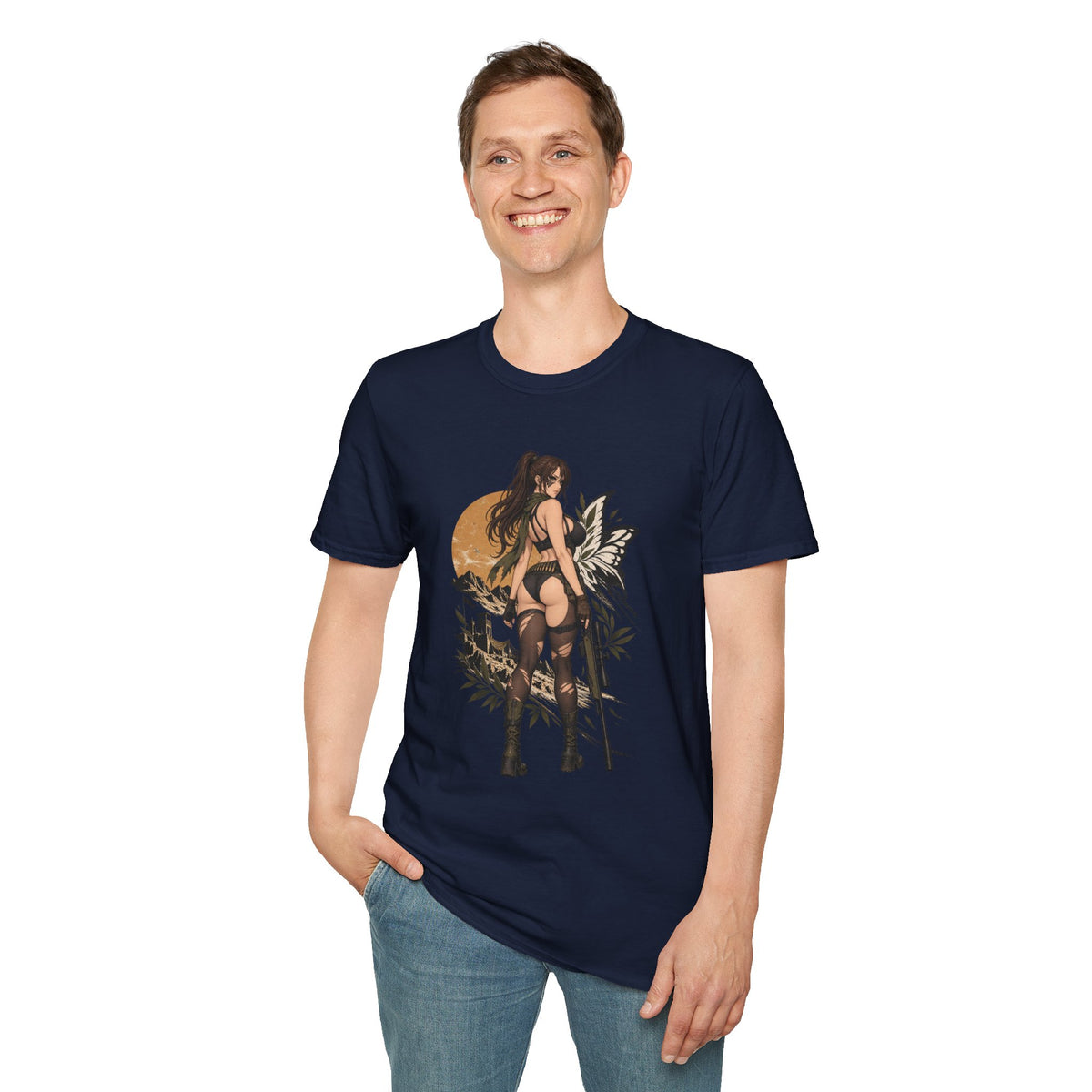 Metal Gear | Quiet | Sexy Pin Up Fantasy Sniper Girl T-Shirt