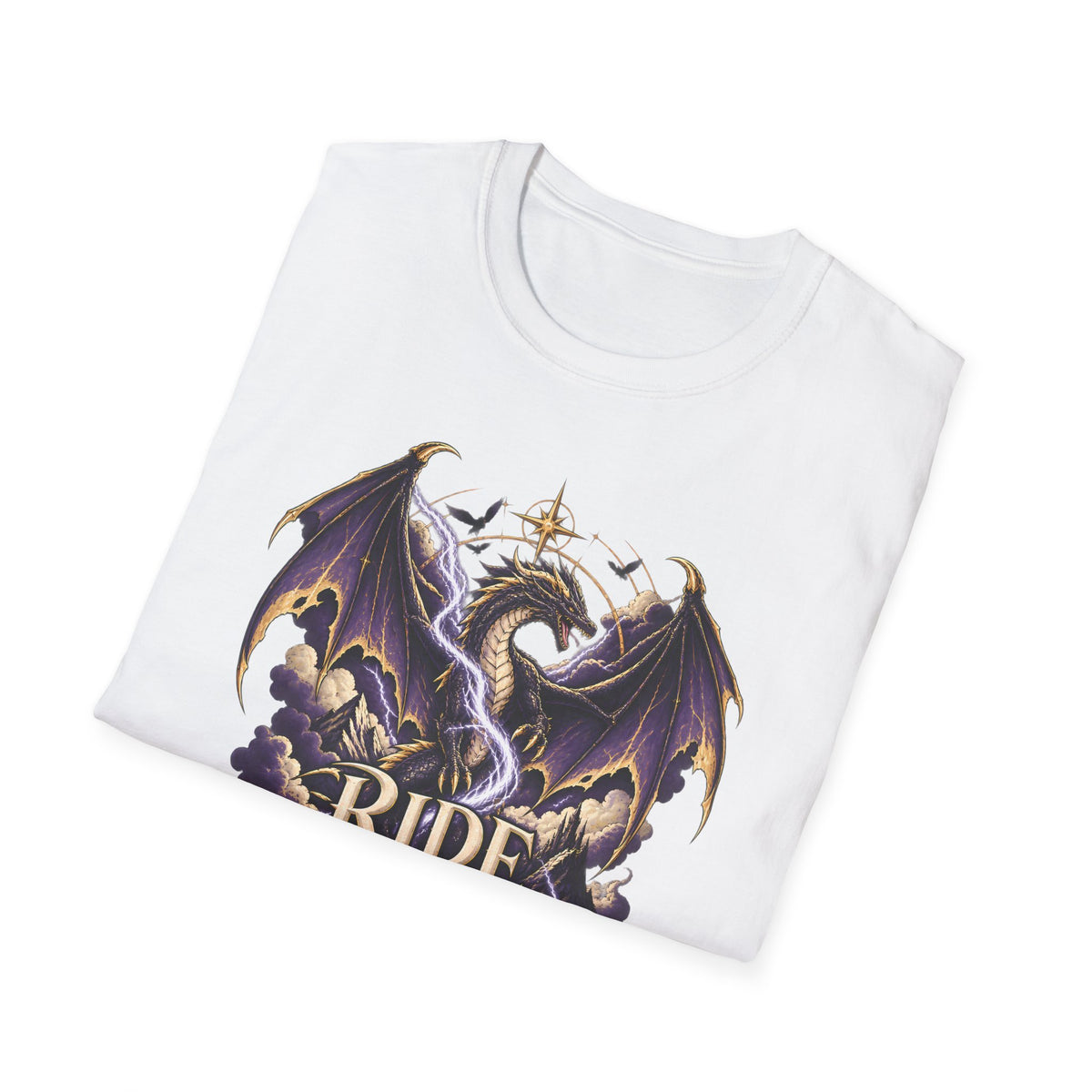 Ride the Storm | Fourth Wing Book Inspired Dragon T Shirt