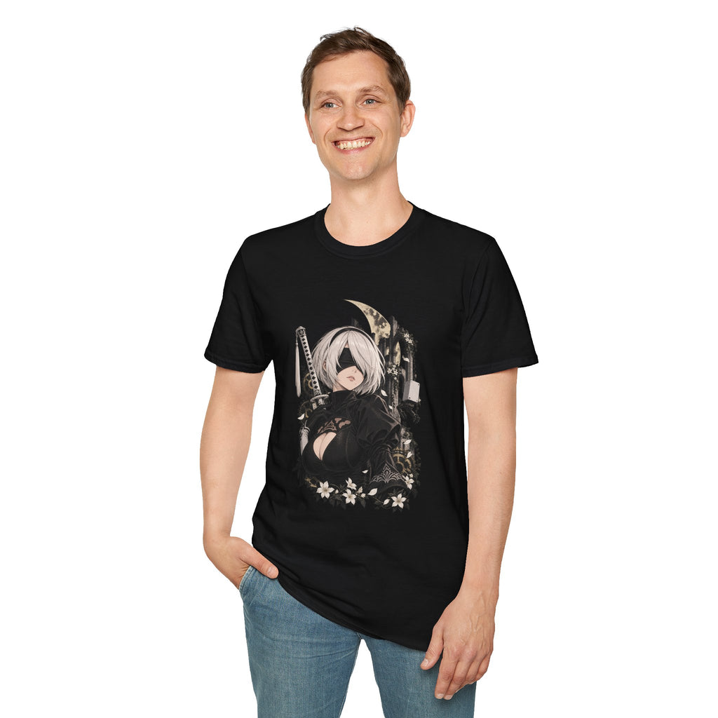 2B | Nier Automata | Anime Character Gothic T-Shirt