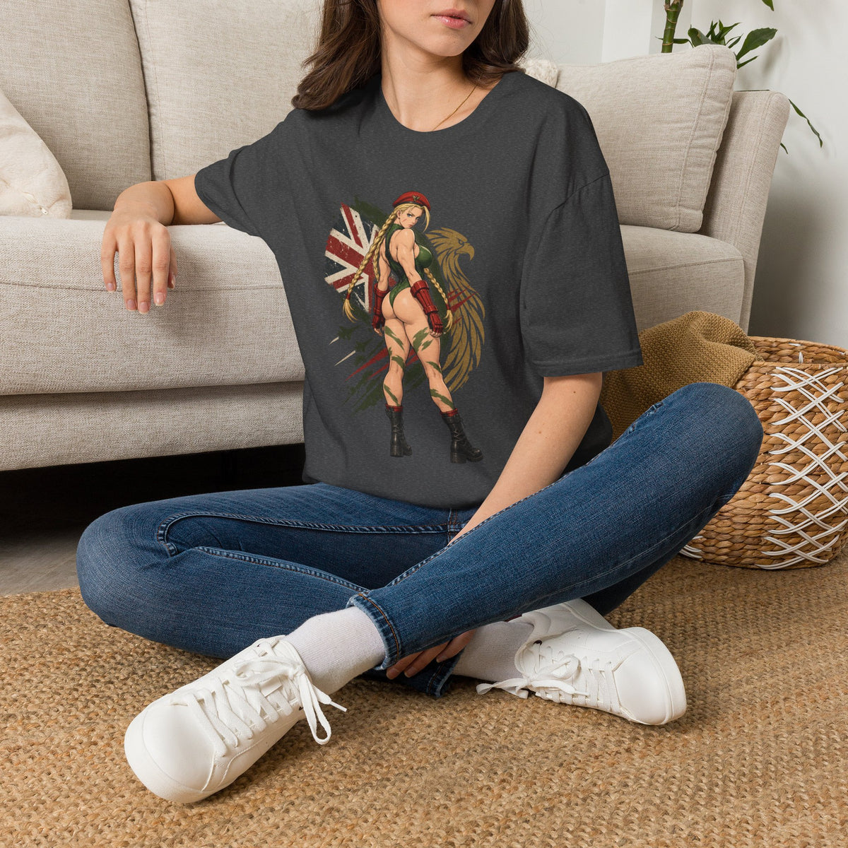 Cammy Street Fighter | Sexy Cammy Pin Up Girl Graphic T Shirt