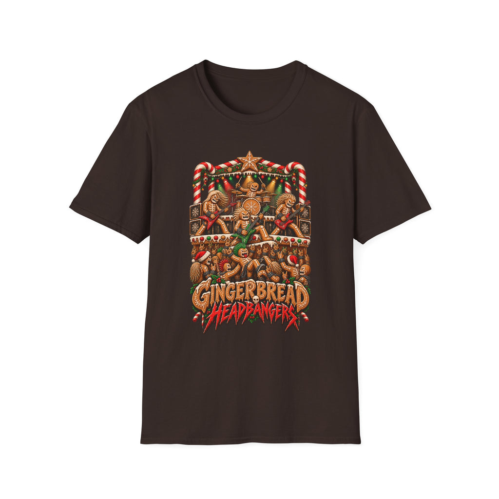 Gingerbread Headbangers | Christmas T-Shirt
