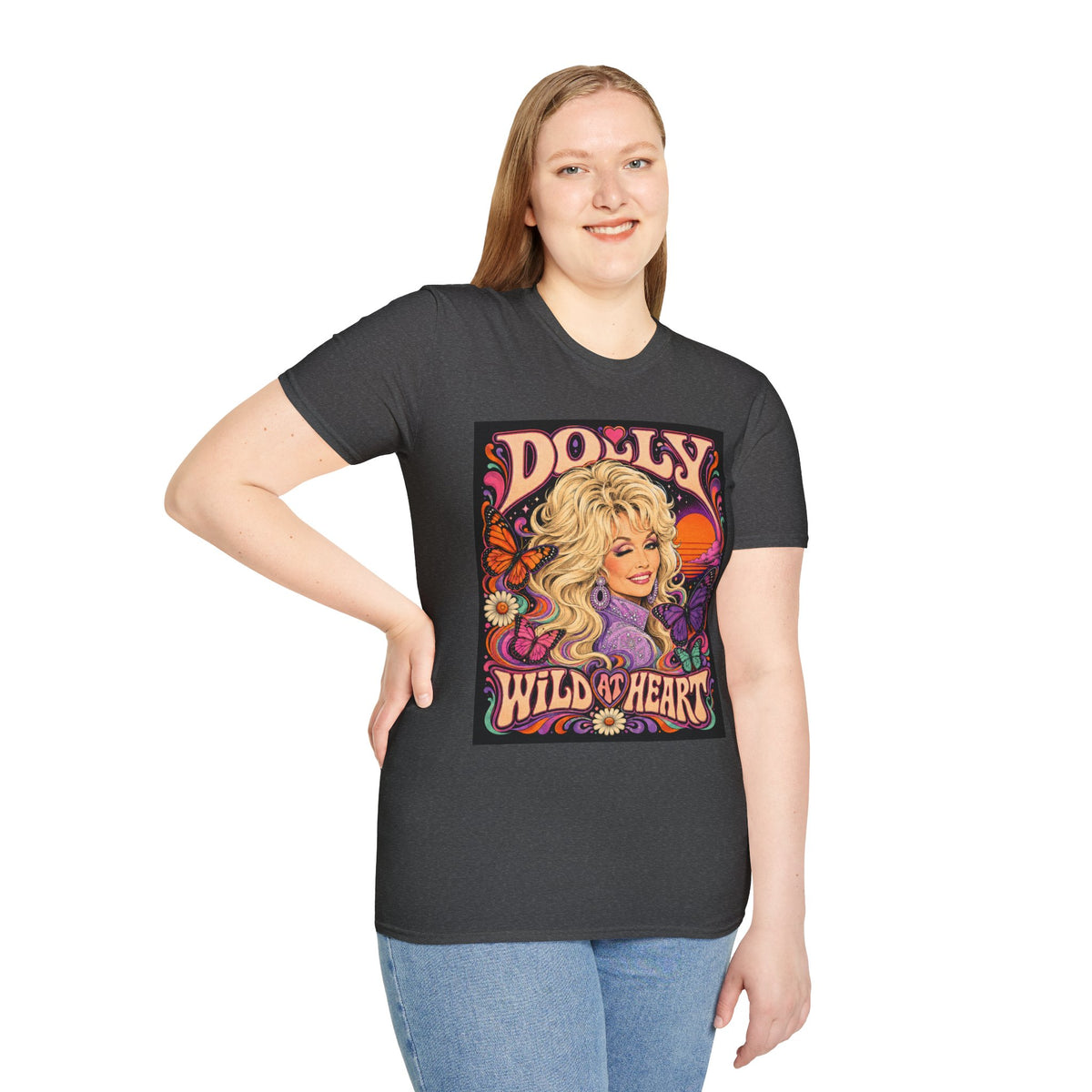 Dolly Wild at Heart Retro Graphic T-Shirt