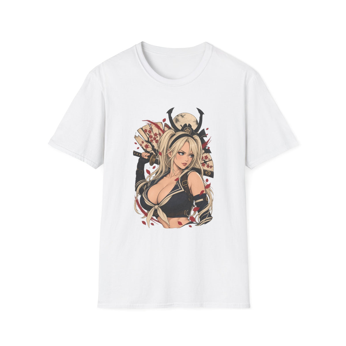 Babydoll | Samurai Anime Sexy Pin Up Girl Graphic T-Shirt