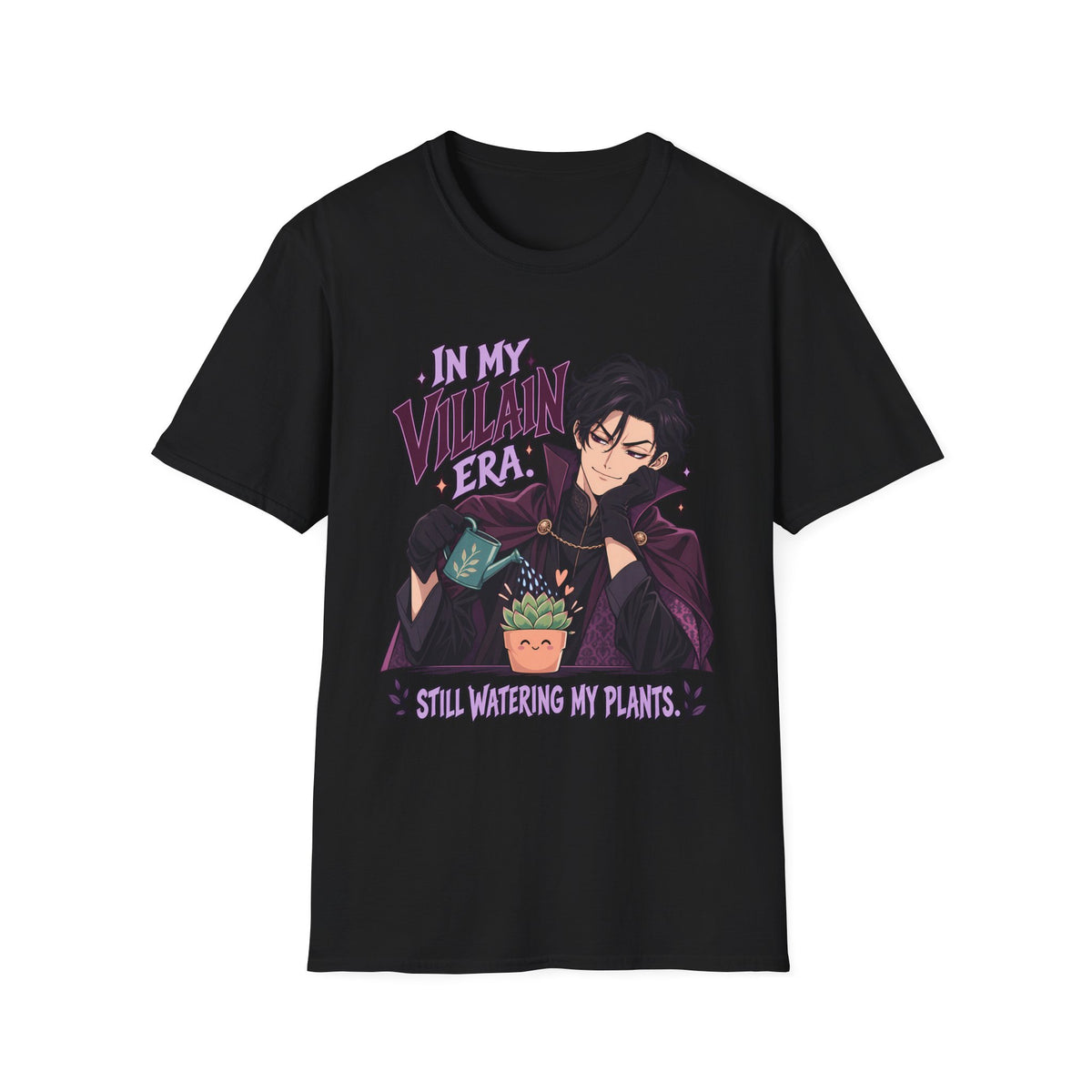 In My Villain Era | Cute Anime Plant Lover T-Shirt
