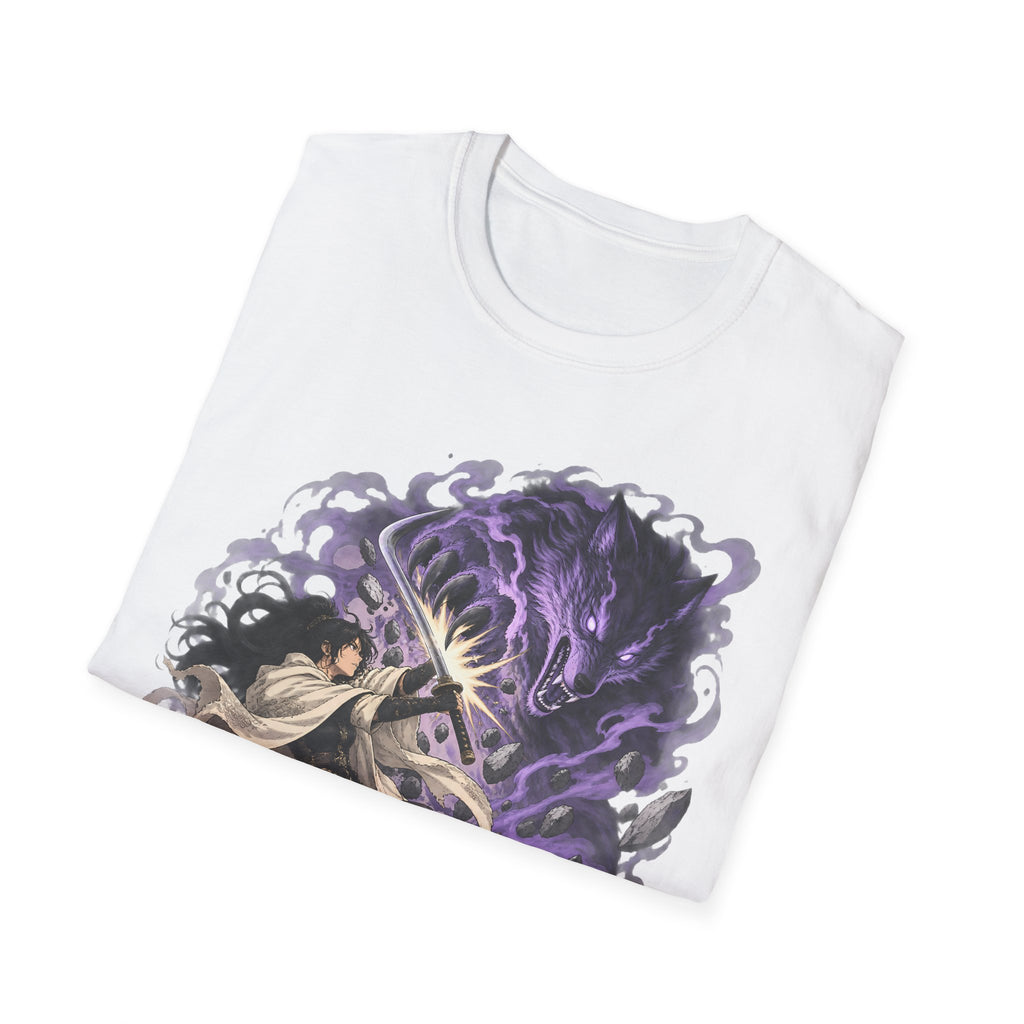 Trial of the Wolf | Samurai Anime Storm Warrior T-Shirt