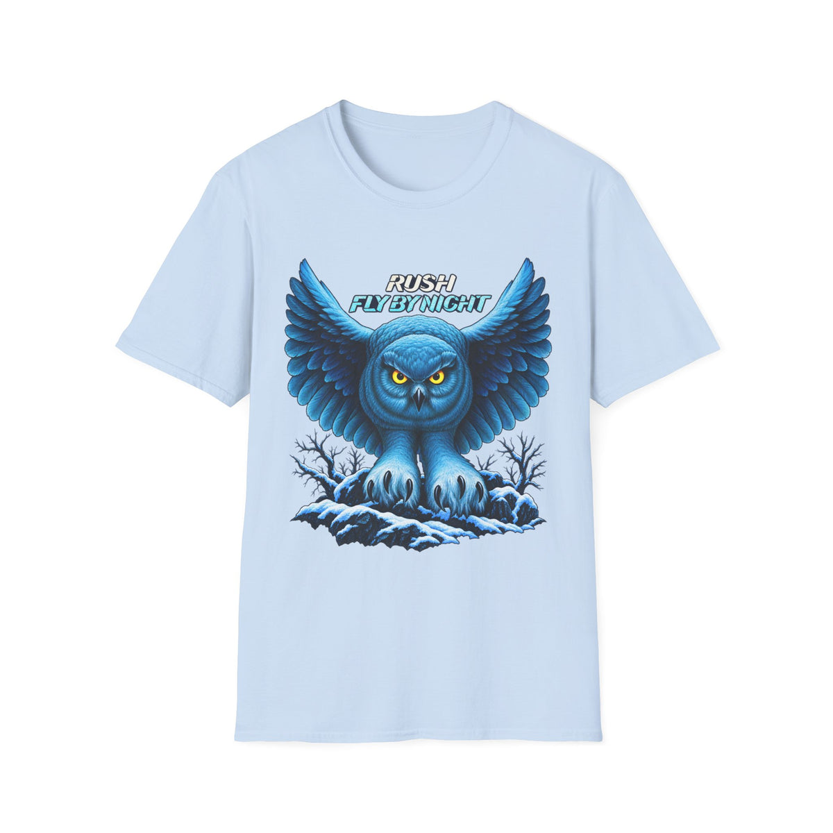 Fly by Night | Rush Prog Band Graphic T Shirt