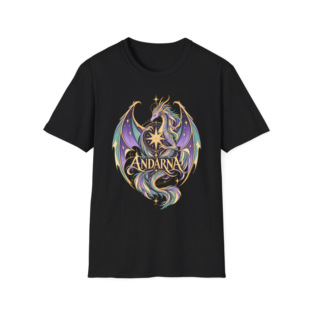 Andarna | Onyx Storm Dragon Graphic T-Shirt | Book Inspired
