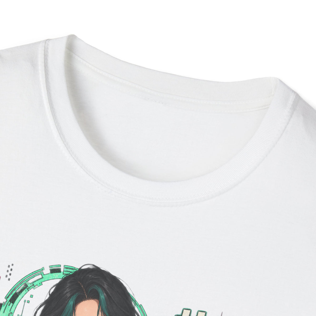 Jade | Sexy Anime Pin Up Girl | Waifu Graphic T‑Shirt