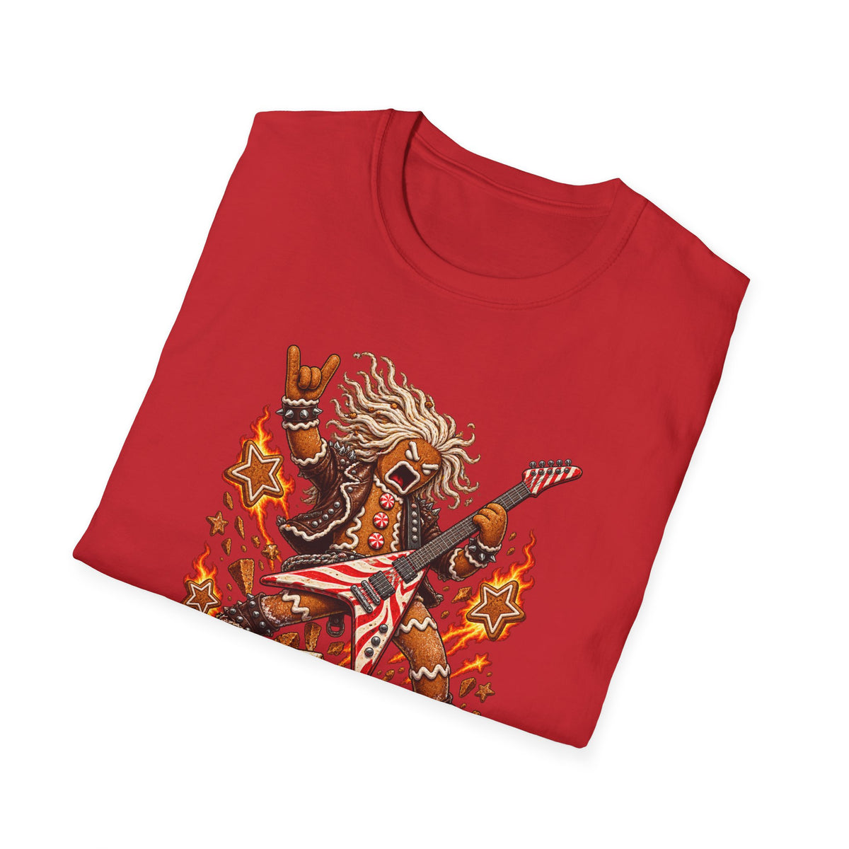 Gingerbread Headbangers | Christmas Funny Rock T-Shirt