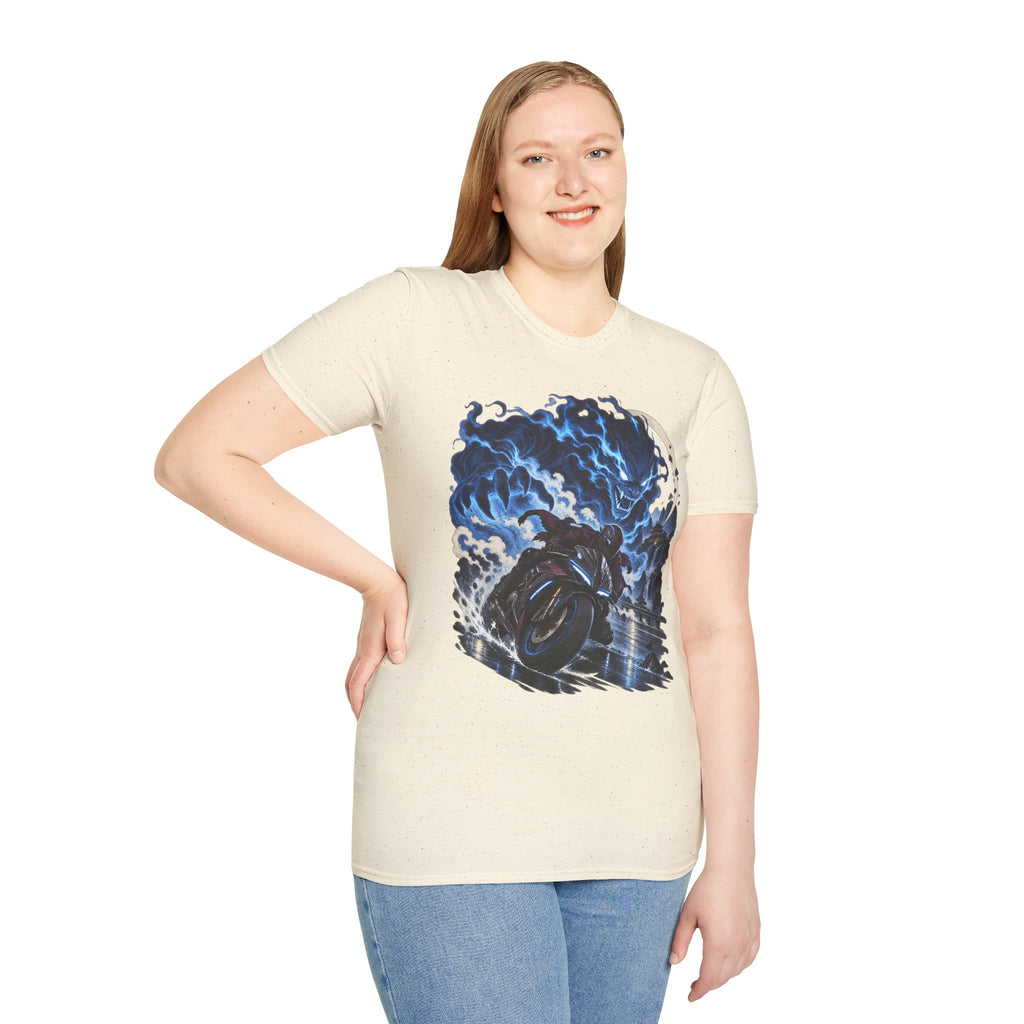 Demon of the Storm | Night Rider | Japanese Urban Motorcycle Tee