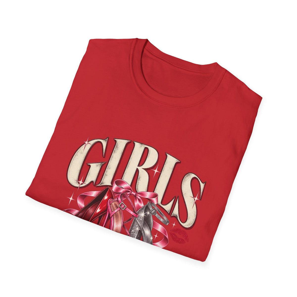 Sugababes |  Red Heels & Ribbons | Girls Night T Shirt