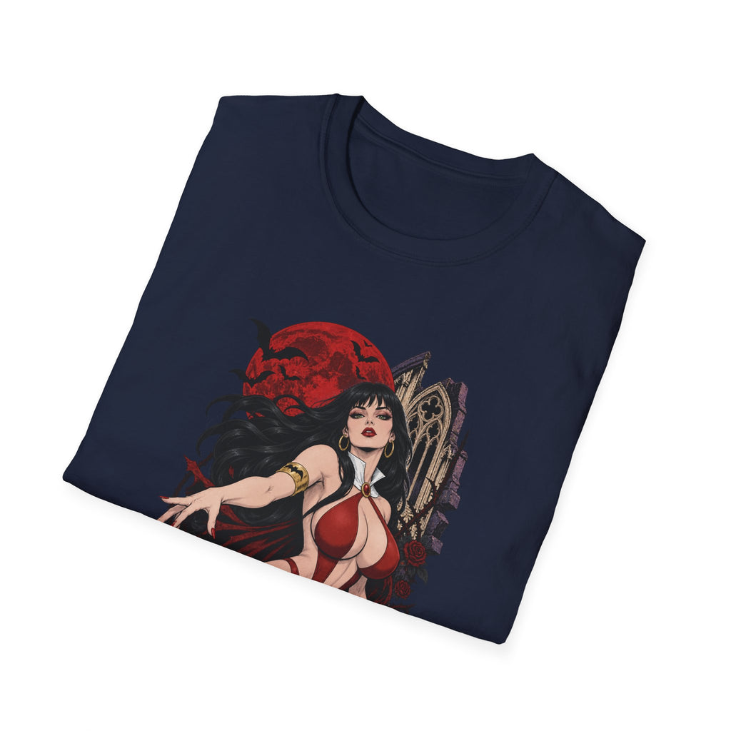 Vampirella | Sexy Vampire Queen | Pin Up Girl | Sexy Halloween Graphic T-Shirt