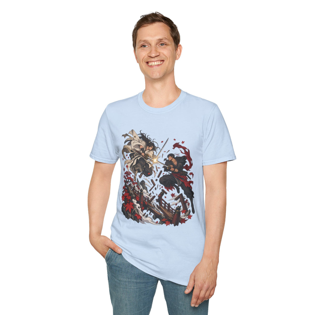 Battle of Broken Bridges | Anime Japanese Samurai Battle T-Shirt