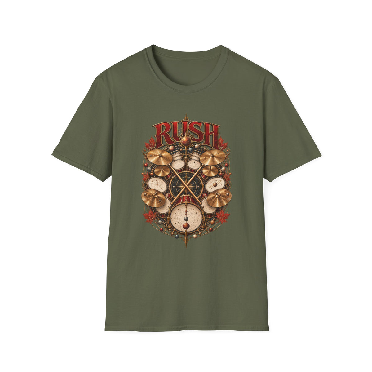 Rush | Rhythm of the Cosmos | Drummer Graphic Prog Band T-Shirt