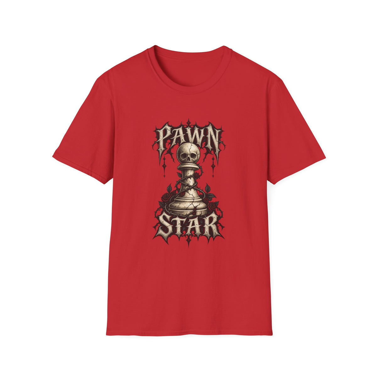 Pawn Star Graphic | Gothic Chess Skull Tee
