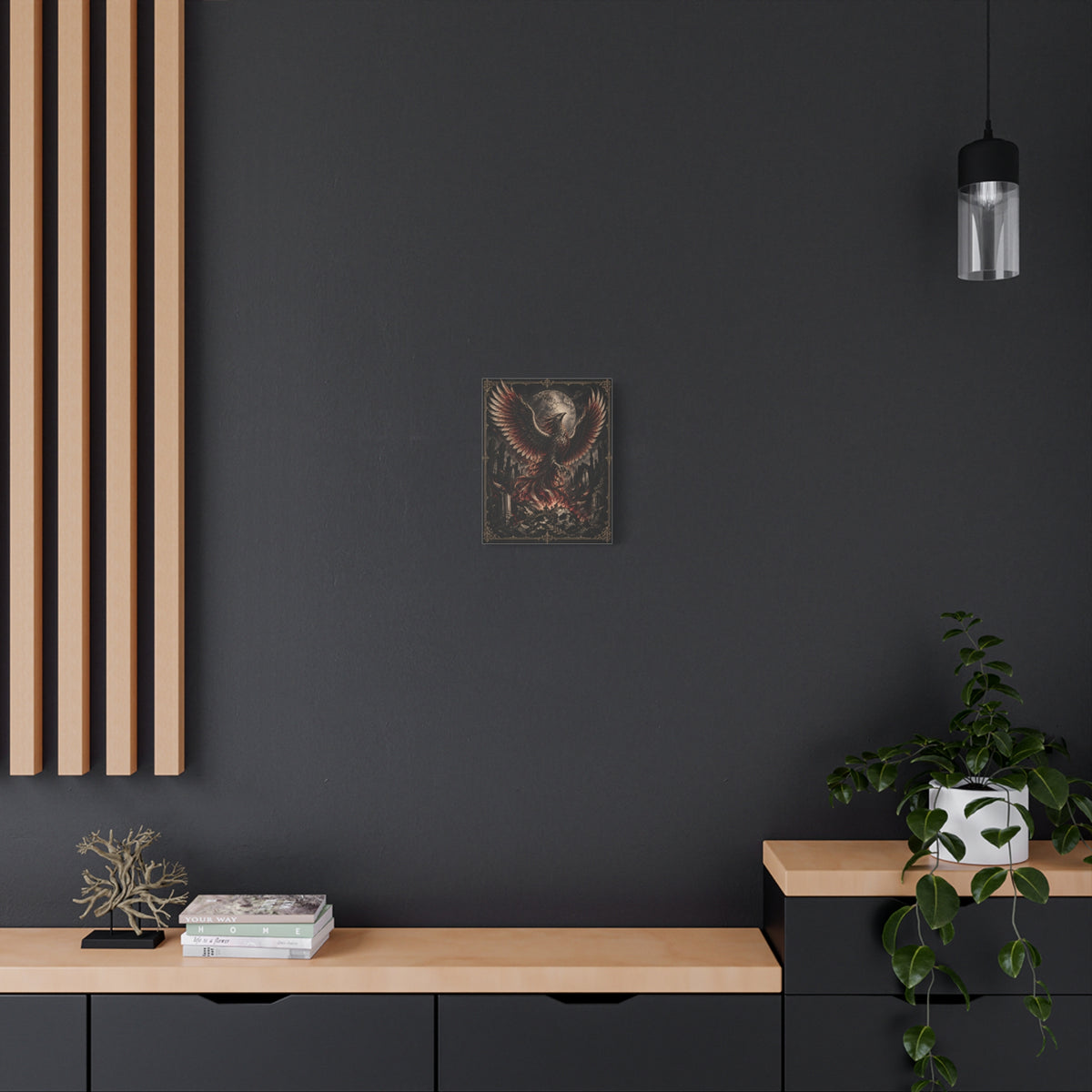 Canvas | Gothic Phoenix | Occult Wall Art